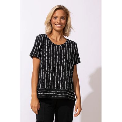 Escape Driftwood Stripe Dockside Tee