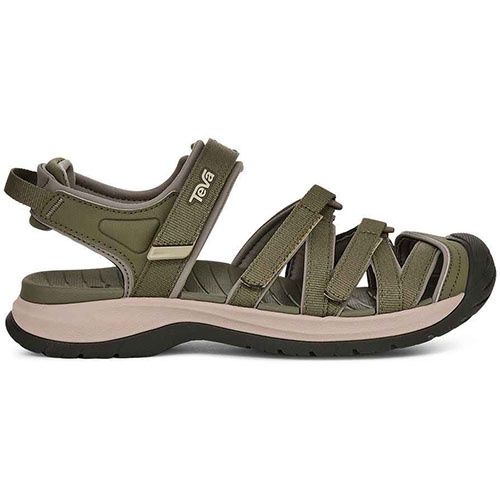 Teva Women's Tirra Sport Closed Toe Sandal, Color: Burnt Olive, Size: 6