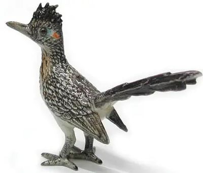 Little Critterz Porcelain Mini Figurine - Roadrunner Northern Rose