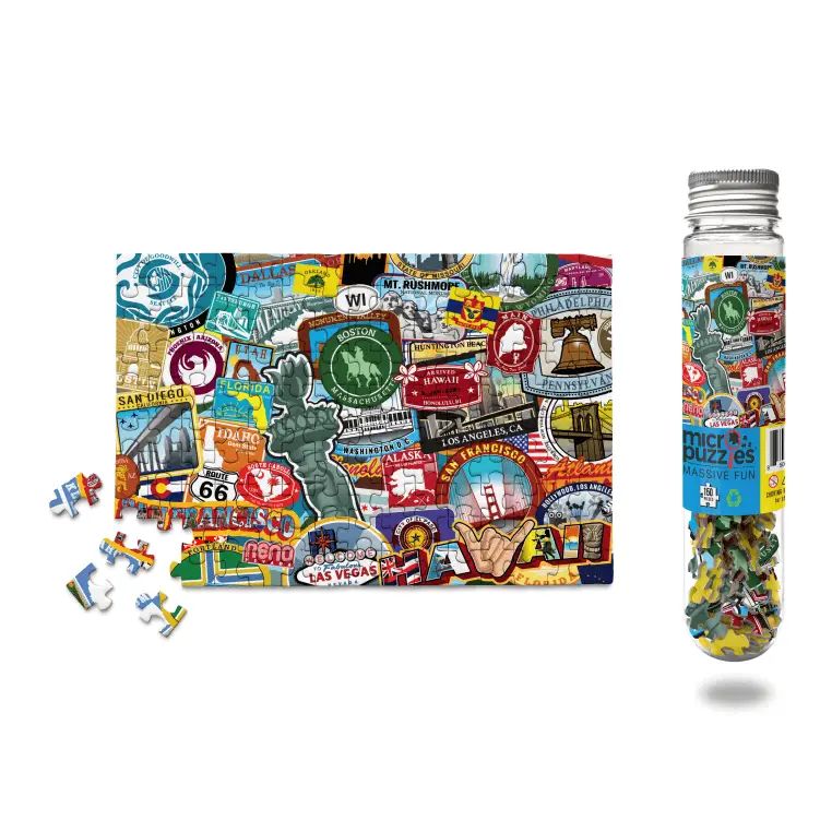 Mini Jigsaw Puzzle 150 pc. - Road Trip-USA!