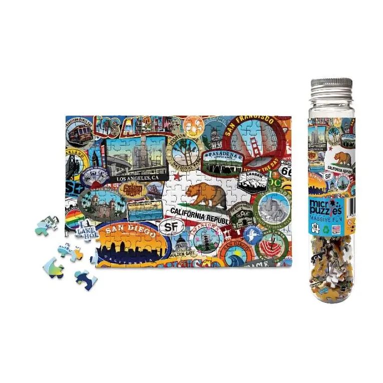 Mini Jigsaw Puzzle 150 pc. - Road Trip-California!