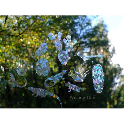 Window Gems Prismatic Window Cling - Desert Mix