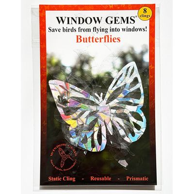 Window Gems Prismatic Window Cling - Butterfly