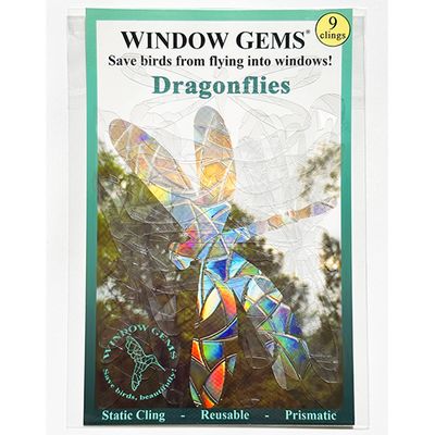 Window Gems Prismatic Window Cling - Dragonfly