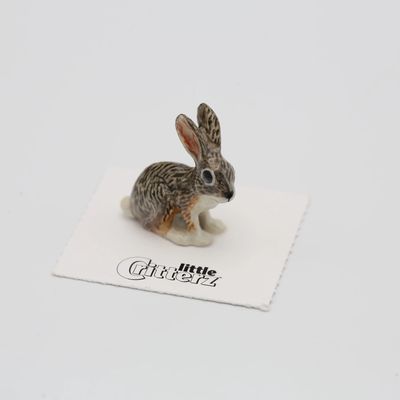 Little Critterz Porcelain Miniature - Bounder Jackrabbit