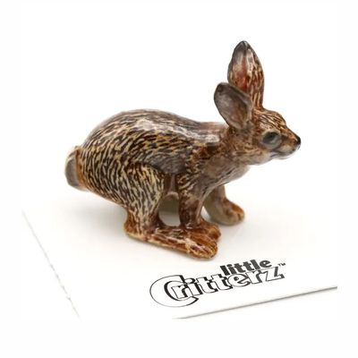 LIttle Critterz Porcelain Miniature - Freeze Cotontail Bunny