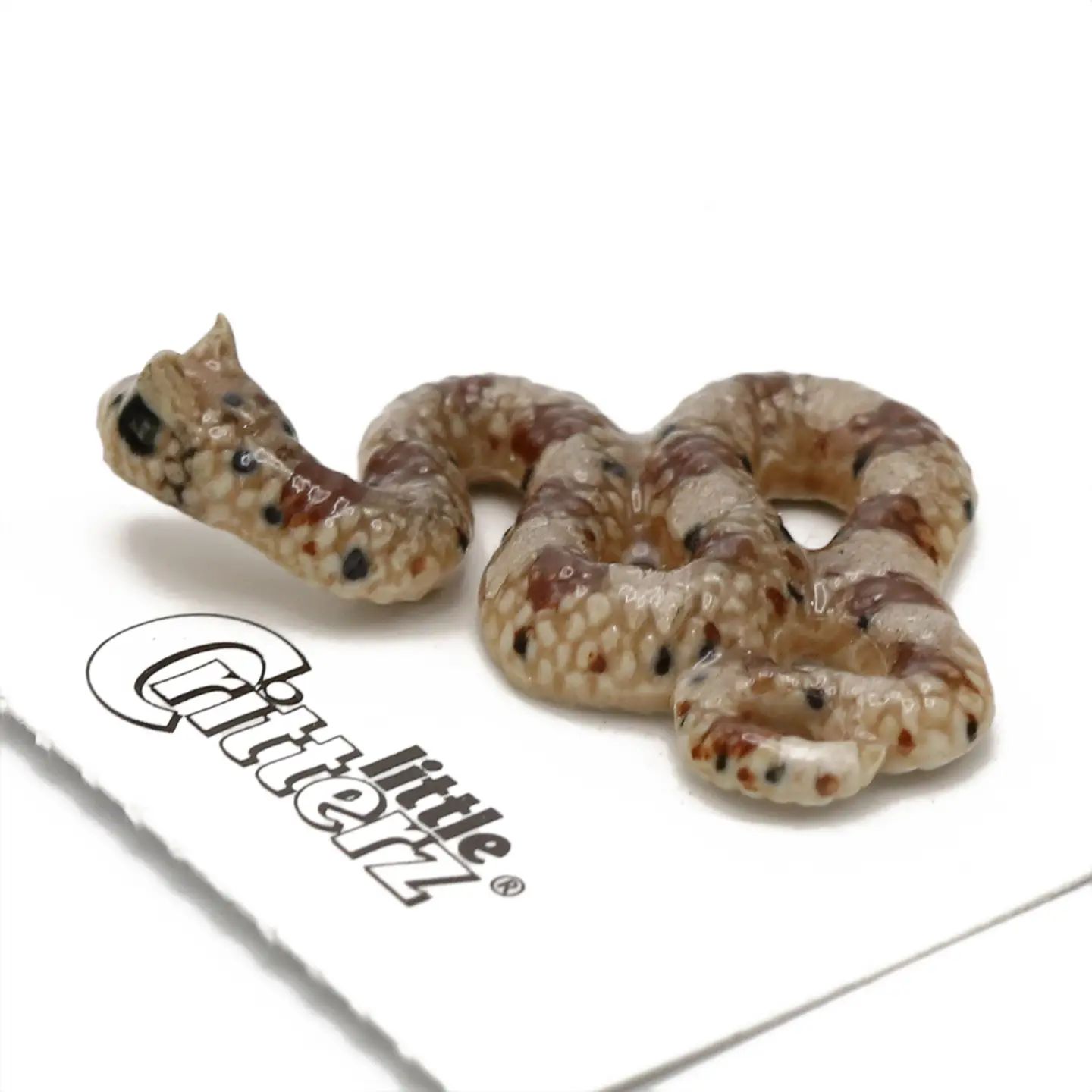 Little Critterz Porcelain Miniature - Mojave Sidewinder