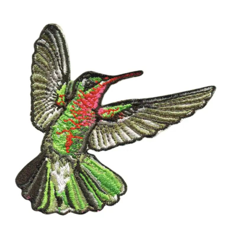 Iron-On Patch - Hummingbird