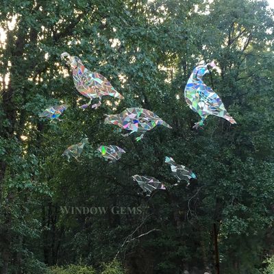 Window Gems Prismatic Window Cling - Quail