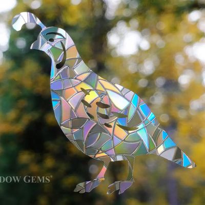 Window Gems Prismatic Window Cling - Quail