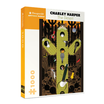 Pomegranate Puzzle, 1000pc-Charley Harper: the Desert