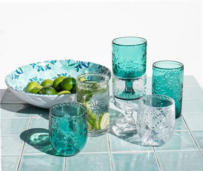 Talavera Stemless Plastic Drinkware