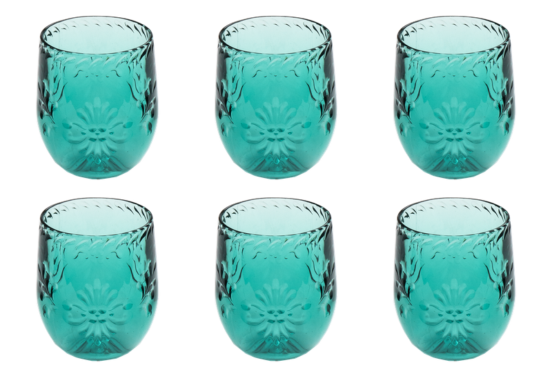 Talavera Stemless Plastic Drinkware