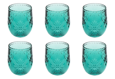 Talavera Stemless Plastic Drinkware