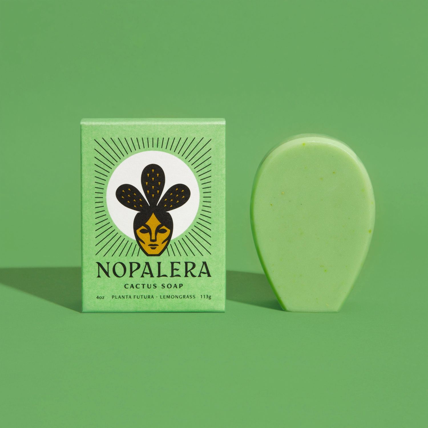 Nopalera Cactus Soap, Scent: Lemongrass