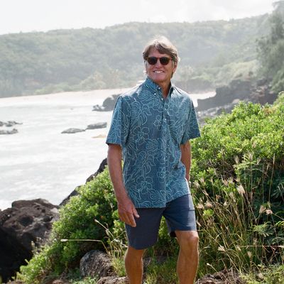 Monstera Ink - Button Front Men's Shirt