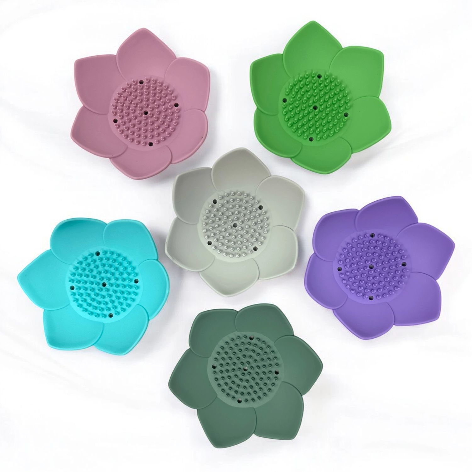 Relax Away Essentials Lotus Shower Steamer Tray-Petal Pink