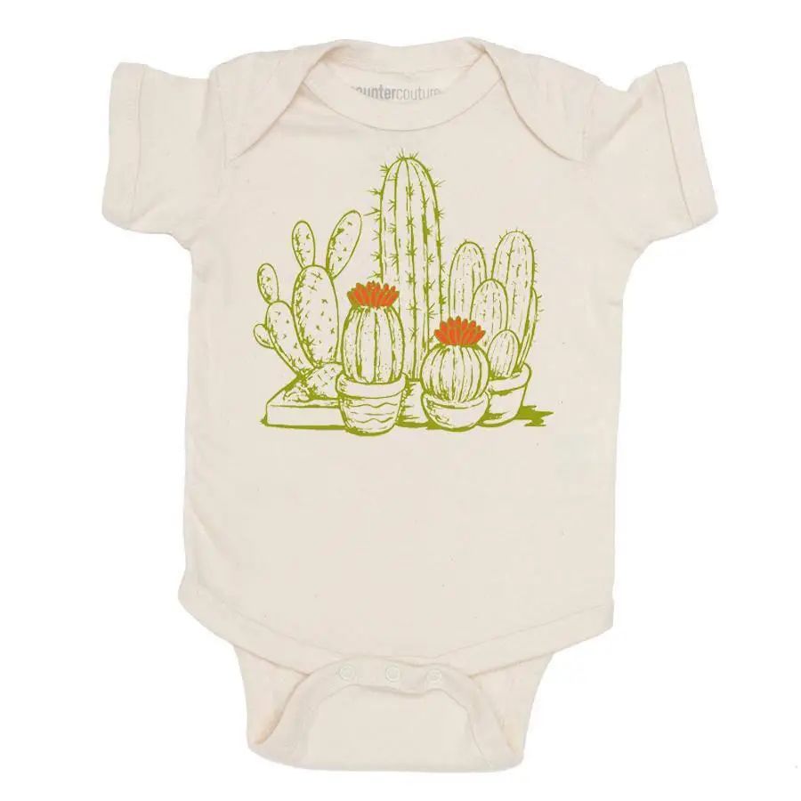 Baby Bodysuit - Cactus, Size: 3-6 Months