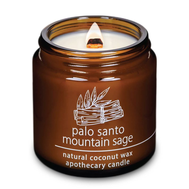 Palo Santo Mountain Sage Candle | 4 oz Apothecary