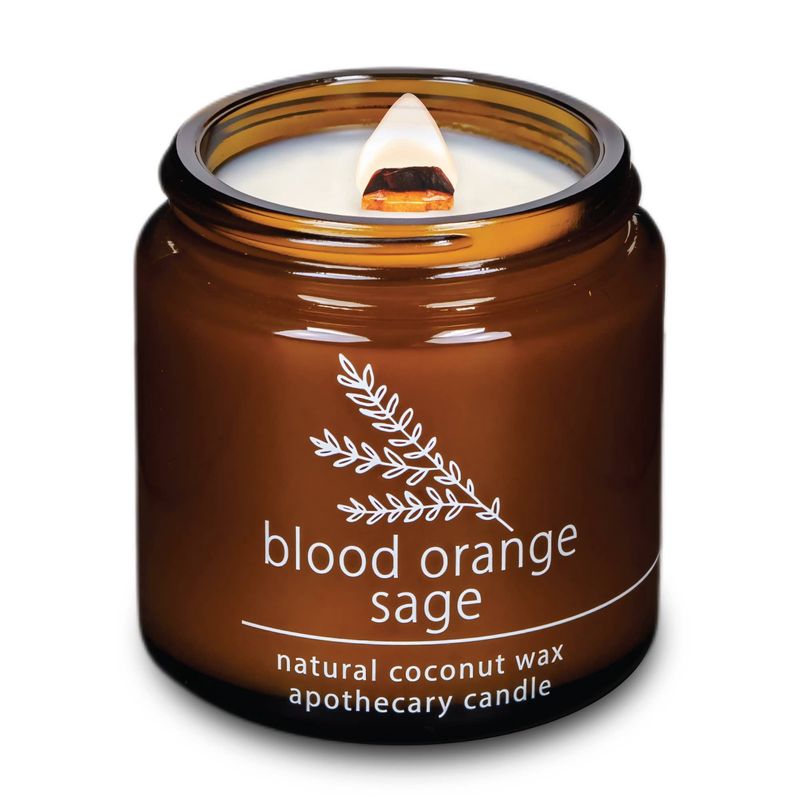 Blood Orange Sage Candle | 4 oz Apothecary
