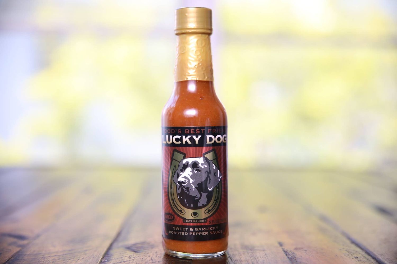 Lucky Dog Hot Pepper Sauce - Red Label, Size: 5 oz
