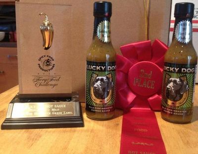 Lucky Dog Hot Pepper Sauce - Green Label