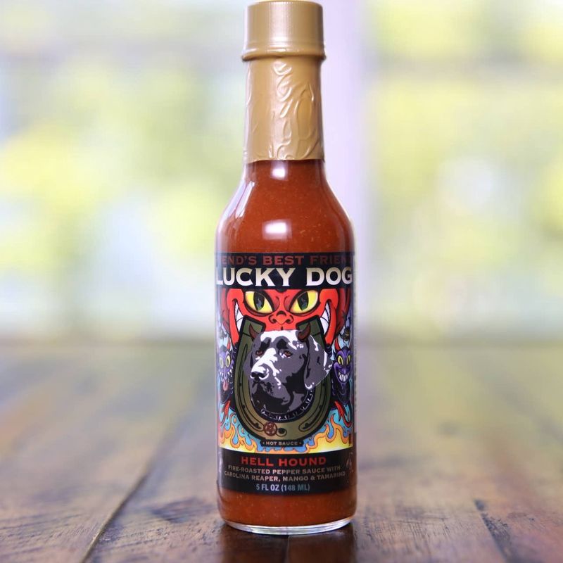 Lucky Dog Hot Pepper Sauce - Hell Hound