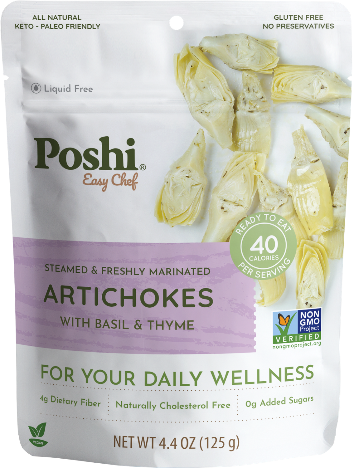 Artichokes with Basil &amp; Thyme, 4.4 oz