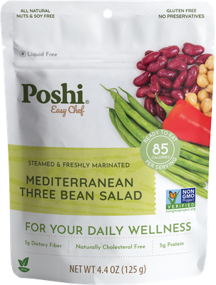 Mediterranean Three Bean Salad, 4.4 oz