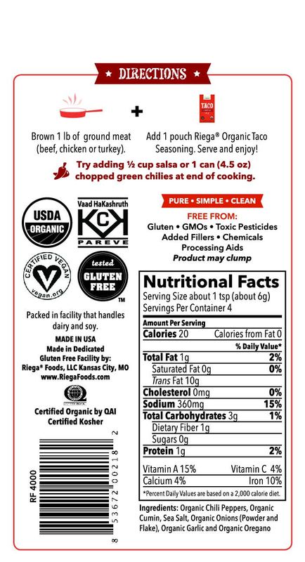 Organic Taco Seasoning