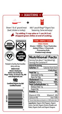 Organic Taco Seasoning