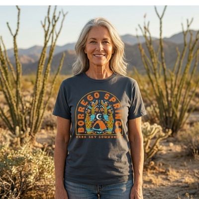 Camp Cactus - Adult Garment Dyed T Shirt