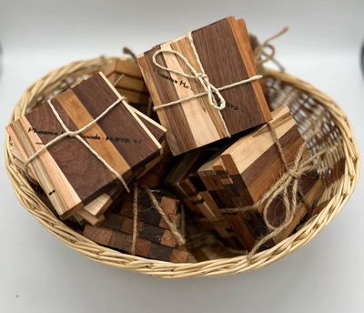 Wood Coaster Set of 4
