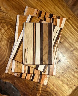 Appalachian Striped Wood Cutting Board
