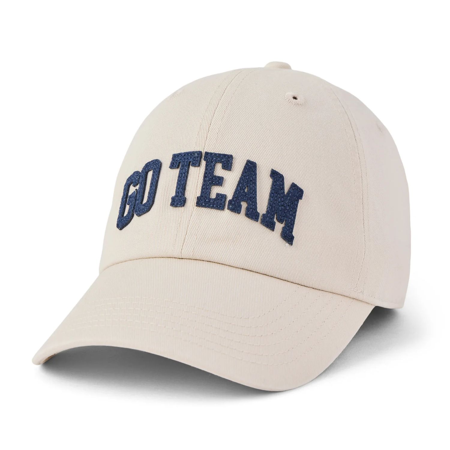 Life is Good Adult Unisex Arch Go Team Chill Cap, Color: Birch White, Size: OS
