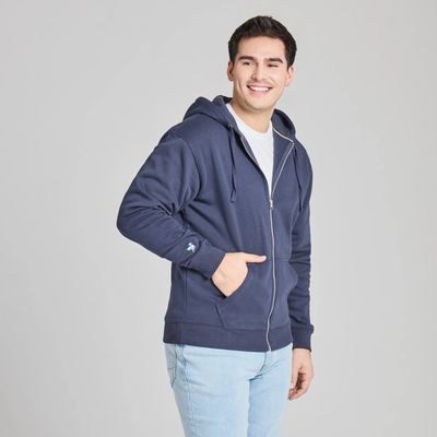 Life is Good Men's Solid Good Vibes Zip Hoodie
