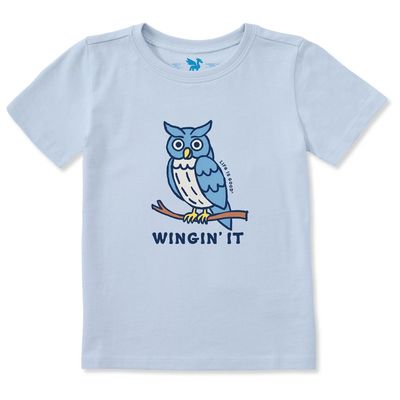 Life is Good Toddler Wingin' It Short Sleeve Crusher Tee