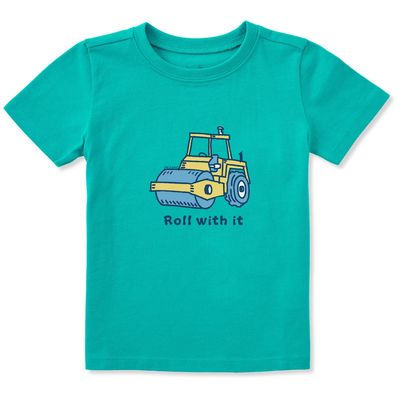 Life is Good Toddler Roll With It Short Sleeve Crusher Tee