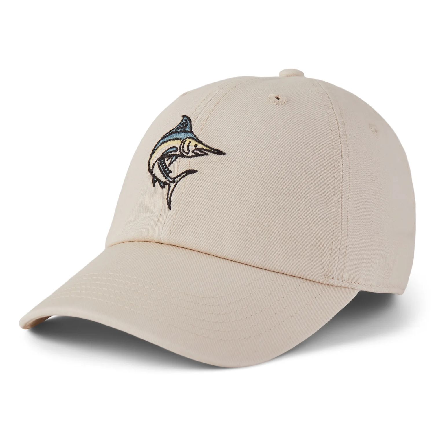 Life is Good Adult Unisex Vintage Marlin Chill Cap, Color: Birch White, Size: OS