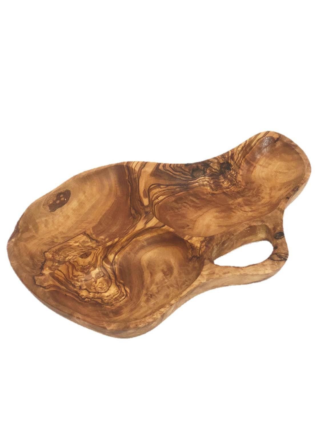 Olive Wood Appetizer Tray, Size: 12"-14"