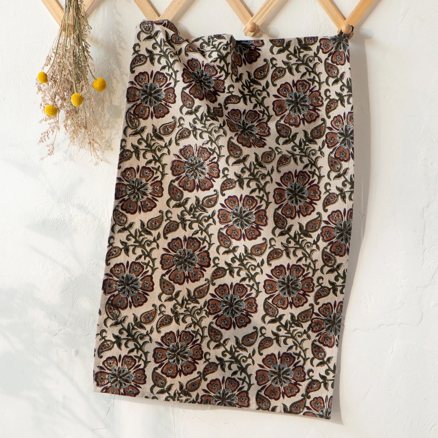 Dishtowel Block Print - Elysian