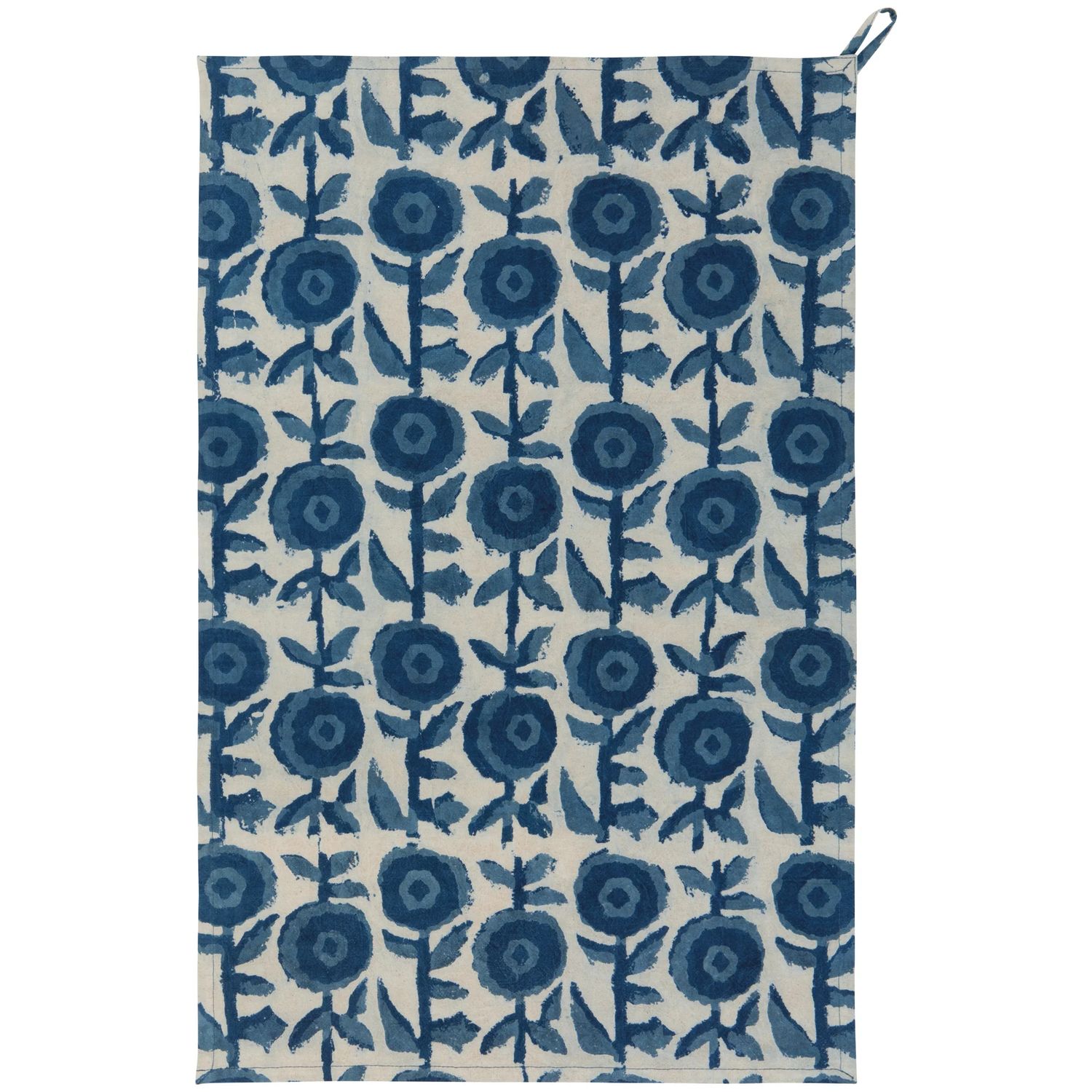 Dishtowel Block Print - Gilia