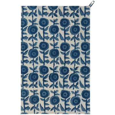 Dishtowel Block Print - Gilia