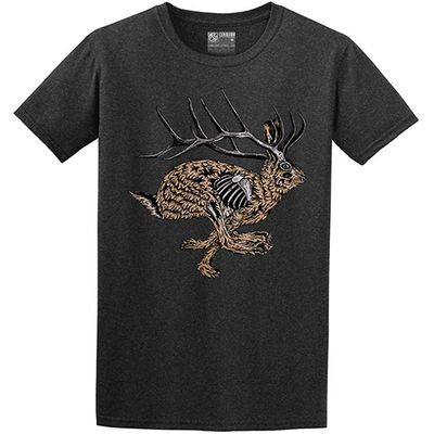 Curbside Clothing Men's Unisex Tee, Jackalope
