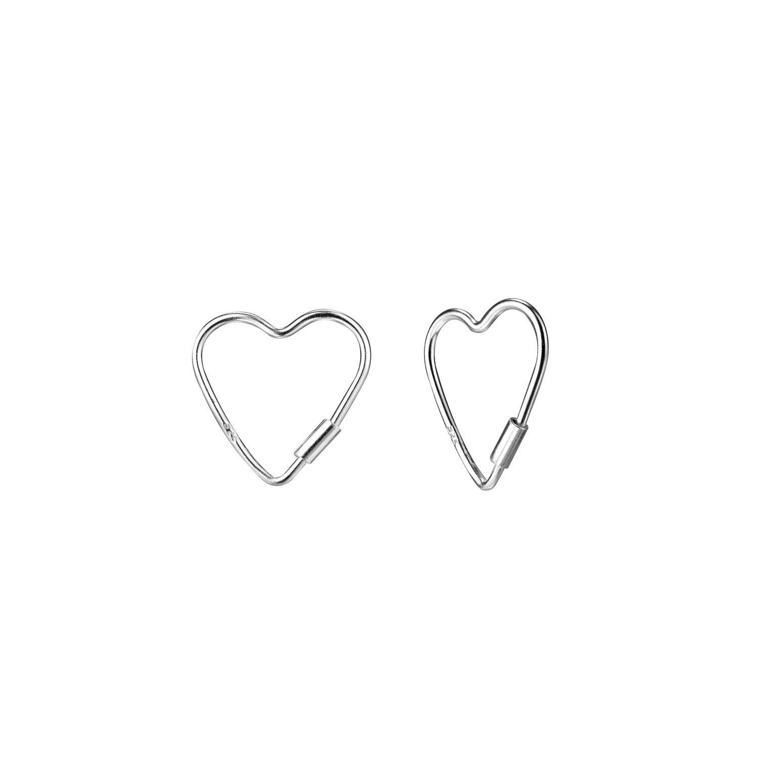 Tomas Jewelry Endless Heart Hoop Earrings