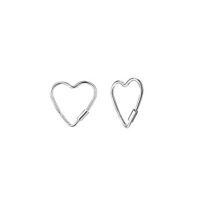 Tomas Jewelry Endless Heart Hoop Earrings