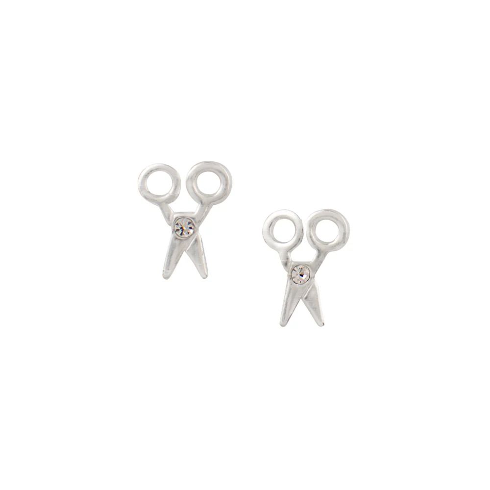 Tomas Jewelry Make the Cut Stud Earrings, Color: Silver