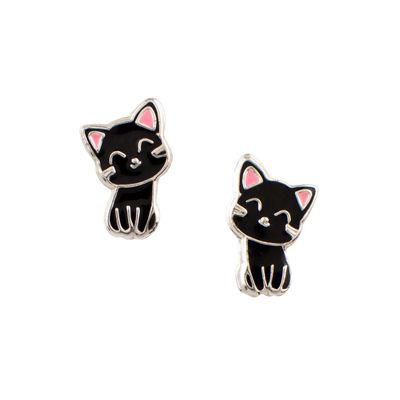 Tomas Jewelry Sitting Kitties Stud Earrings