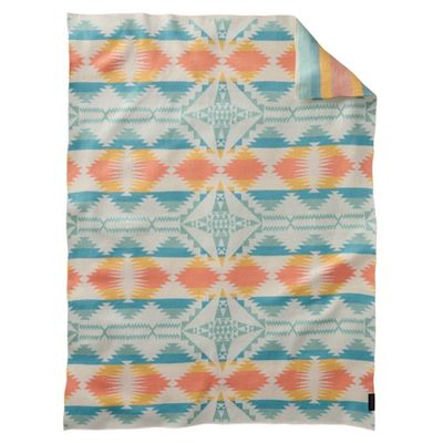 Pendleton Knit Baby Blanket w/Beanie