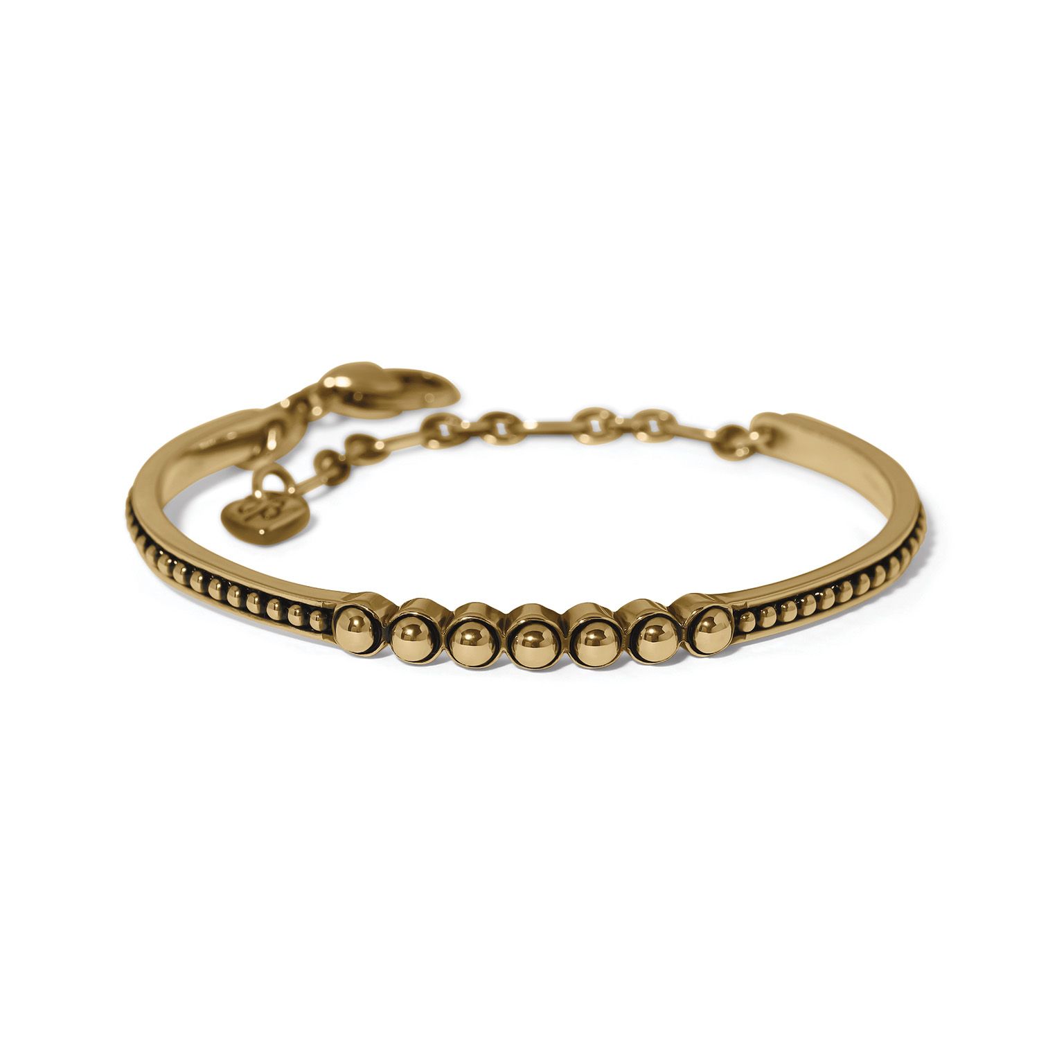 Brighton Pretty Tough Bar Bracelet - Brass, Color: Brass
